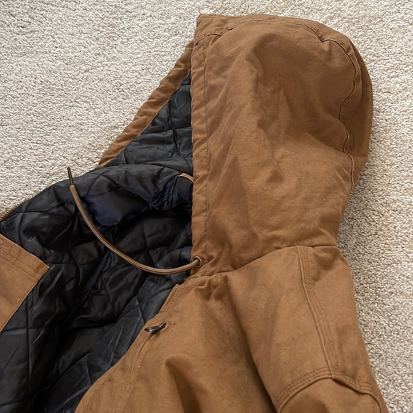 RED HEAD Brand Co. Hooded, pockets CANVAS 💯 % cotton mens JACKET size LARGE - Picture 12 of 16